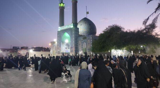 حاجی‌آباد در مسیر عاشقی جاماندگان اربعین