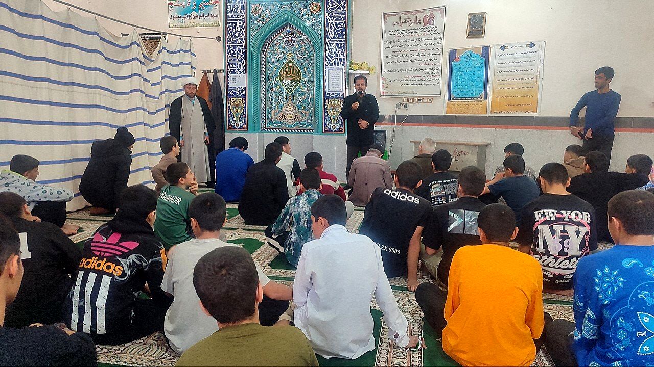 اعتکاف پسران دیشموک در مسجد امیرالمؤمنین(ع)
