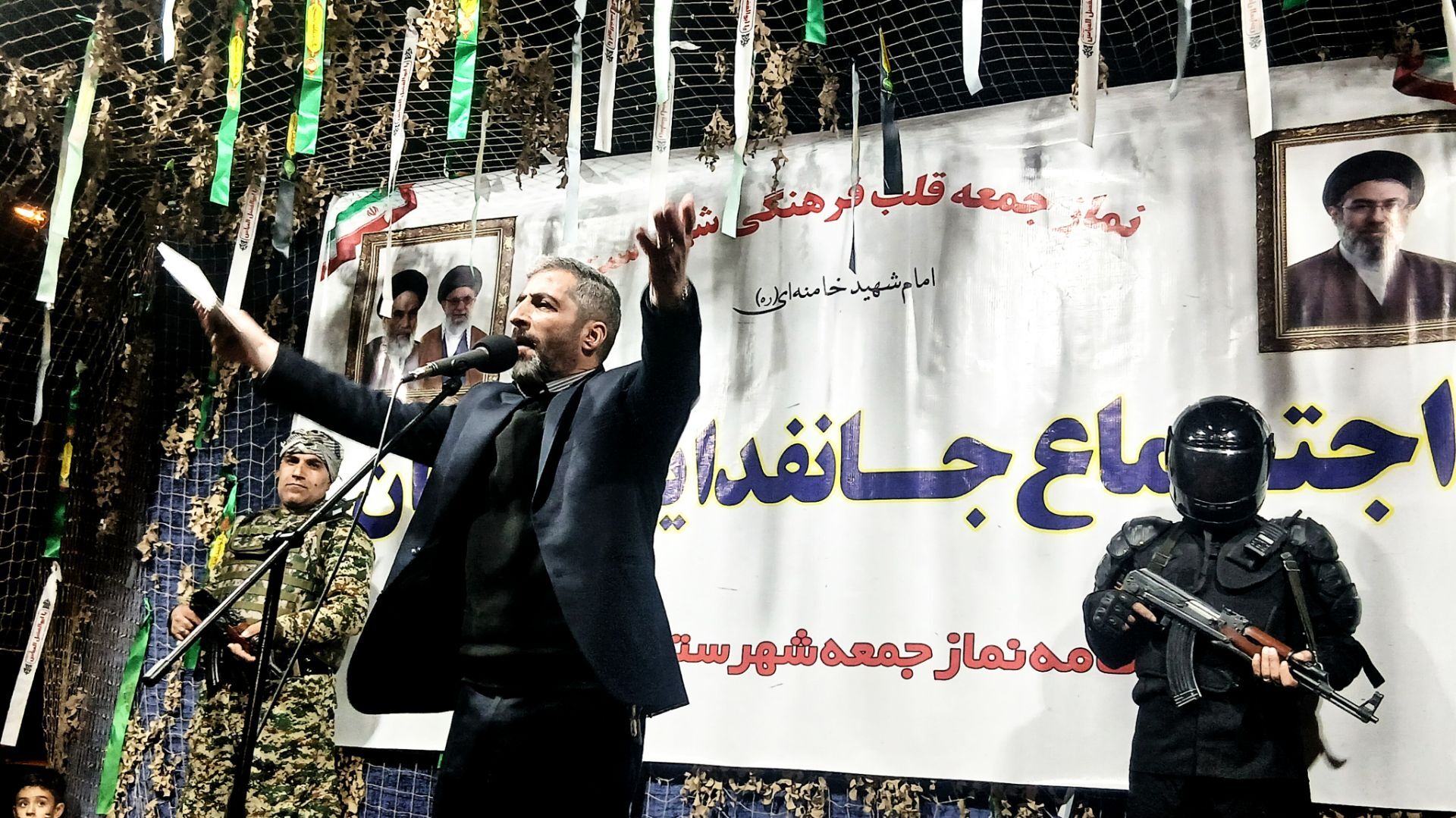 استقبال پرشور مردم بناب از هیات مذهبی عراقی
