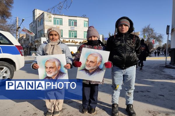 حماسه باشکوه راهپیمایی22 بهمن دراستان اردبیل 