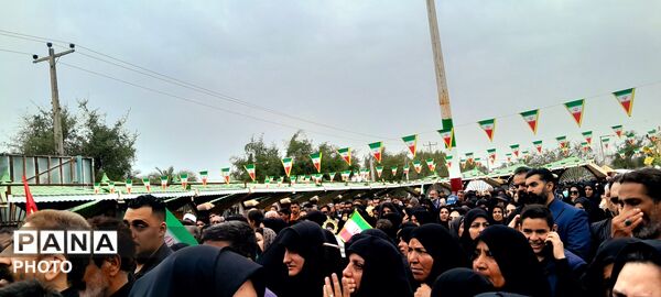تشییع پیکر مطهر شهیده فاطمه طاهری فرد 