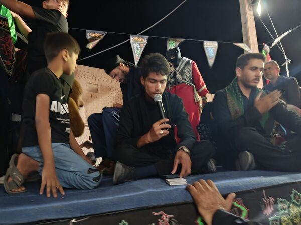 برگزاری مراسم شام غریبان در دهستان رزق آباد