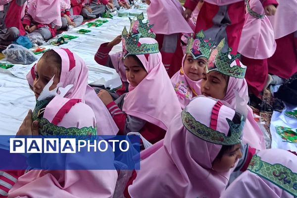 نغمه‌های قرآنی در دل دختران دبستان میقات بهارستان دو طنین‌انداز شد