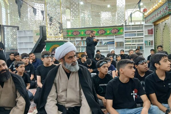 برگزاری سوگواری احلی من العسل با اجتماع بیش از ۳۰۰ دانش آموز ملاردی در آستان مقدس امامزاده ابراهیم (ع)