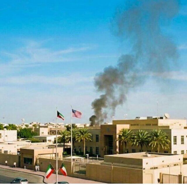 کنسولگری آمریکا در دبی هدف قرار گرفت