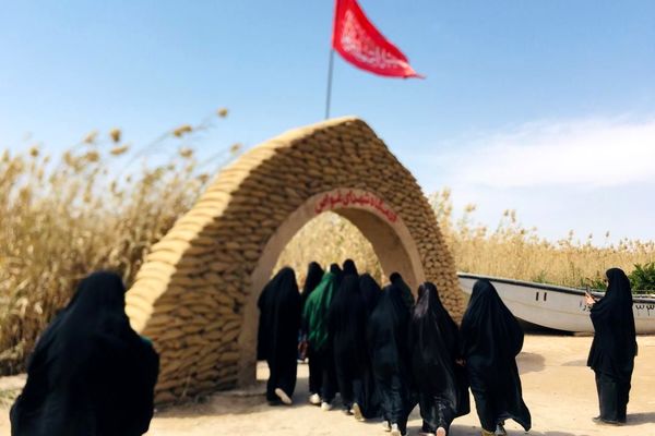 اردوی دختران دانش‌آموز سپیدان به سرزمین نور