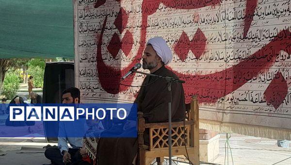  مراسم ختم دعای عرفه کنار مزار شهدای گمنام نسیم شهر 