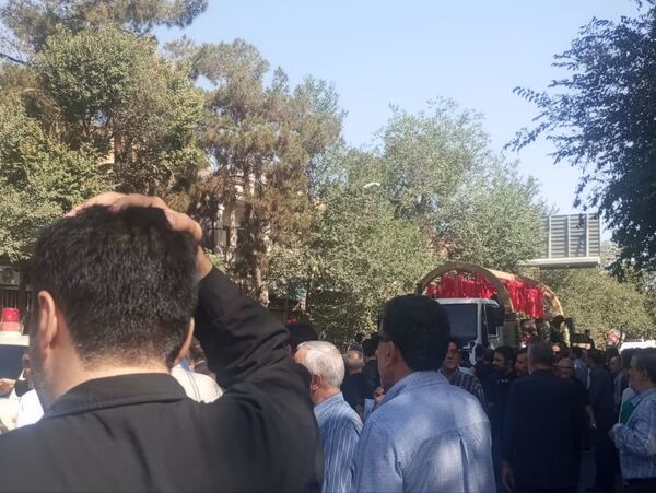 تشییع باشکوه پیکر شهدای مبارزه با اسرائیل در کاشان