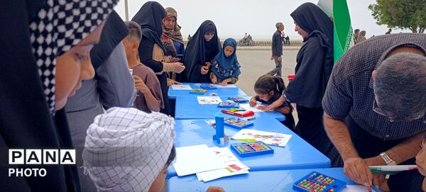 کانون پرورش فکری کودکان و نوجوانان بندرعباس در سوگ رهبر شهید