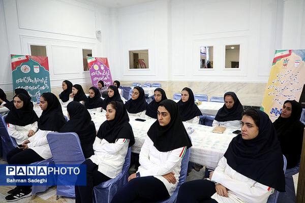 مراسم بدرقه کاروان ورزش دانش‌آموزی ایران به المپیاد جهانی با حضور وزیر آموزش و پرورش
