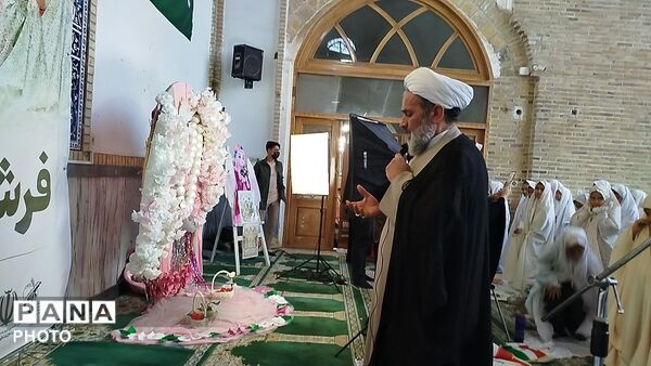 مراسم جشن تکلیف فرشته های زمینی در مسجد جامع شهرستان نیشابور