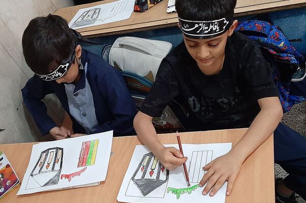 حزن فاطمی در دبستان حضرت ابوالفضل(ع) اسلامشهر 