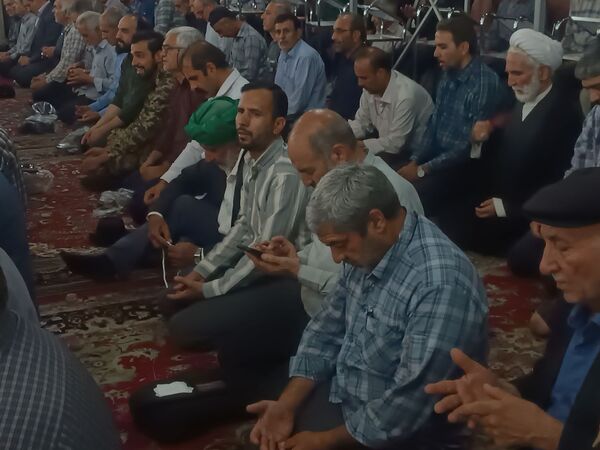 نماز جمعه با حضور پرشور مردم ولایتمدار نیشابور 
