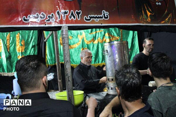 آیین سوگواری و عزاداری حسینی در میدان عدالت پردیس