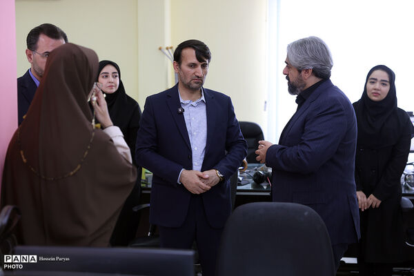 بازدید علی فرهادی سخنگوی وزارت آموزش و پرورش از خبرگزاری پانا