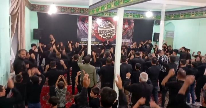 مراسم عزاداری شب عاشورا در شهر عشق آباد