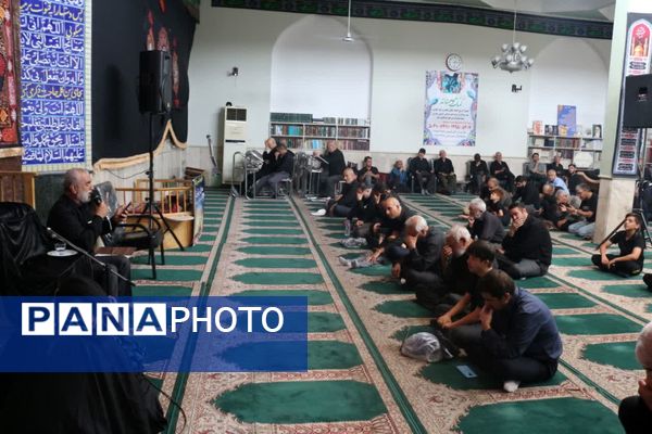 عزاداری ظهر عاشورا در مسجد حضرت صاحب الزمان(عج) مشهد