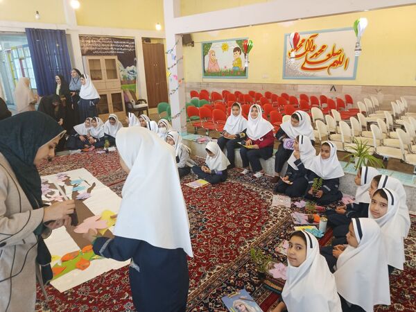 نقاشی همگانی با موضوع صرفه‌جویی در مصرف آب ، گاز و برق