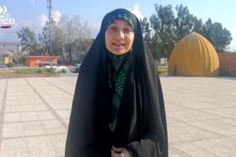 پرچم آمریکا و اسرائیل زیر پای مردم بندرگز
