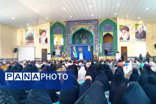 مراسم اولین سالگرد شهدای خدمت در شهرستان باشت