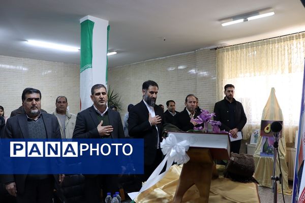 برگزاری آیین خشت‌گذاری هنرستان 6 کلاسه خیری ،مشارکتی حضرت مهدی (عج)در ناحیه 4 کرج