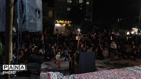 مراسم شب دوم محرم در بلوار فضل نیشابور-۱