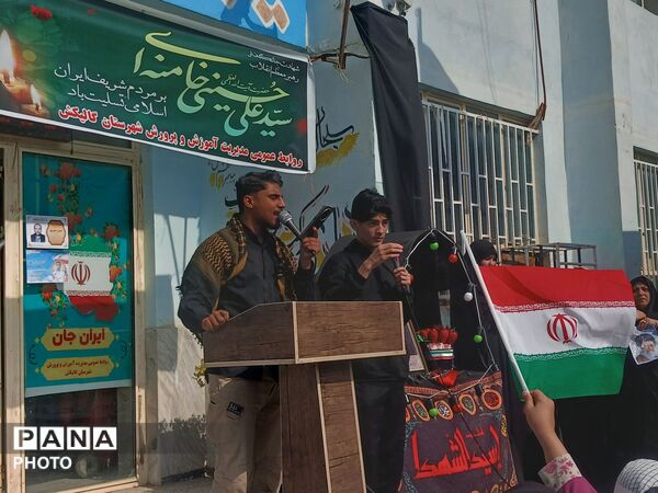 اجتماع پرشور فرهنگیان و دانش آموزان گالیکش