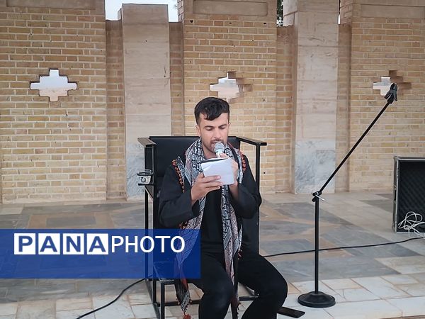 عزاداری روز دوم محرم در گلزار شهدای درق 