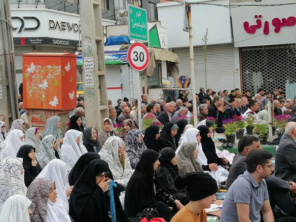  نماز عید فطر در شهرستان آبیک