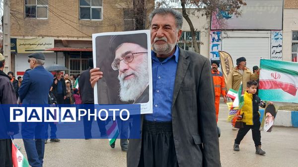 راهپیمایی ۲۲ بهمن در شهرستان فارسان