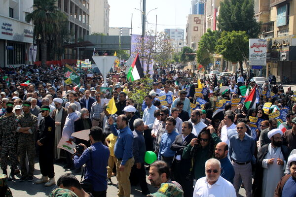 راهپیمایی روز قدس در بوشهر
