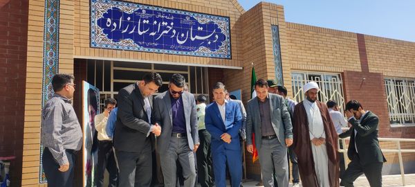 افتتاحیه مدرسه بازسازی شده ستارزاده شهرستان شیروان