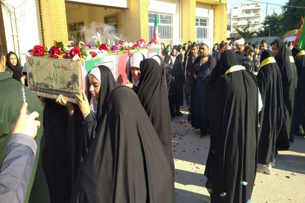 استقبال از شهید گمنام در مدارس گناوه