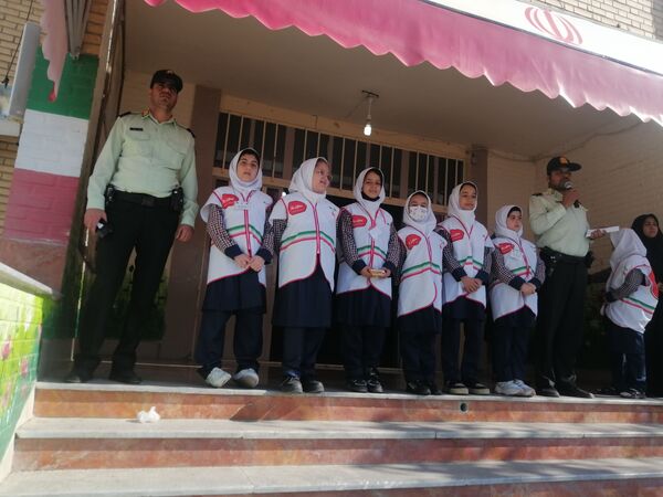 گرامیداشت هفته نیروی انتظامی در مدارس شهرستان ملارد