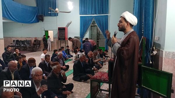 تحویل سالی معنوی در روستای نقاب خلیل آباد