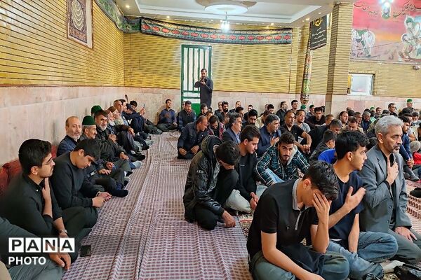 مراسم عزاداری شهادت امام جعفر صادق علیه السلام در حسینیه شهربار
