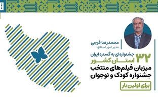 ۳۲ استان کشور برای اولین‌بار میزبان فیلم‌های منتخب جشنواره‌ کودک و نوجوان / جشنواره‌ای به گستره ایران