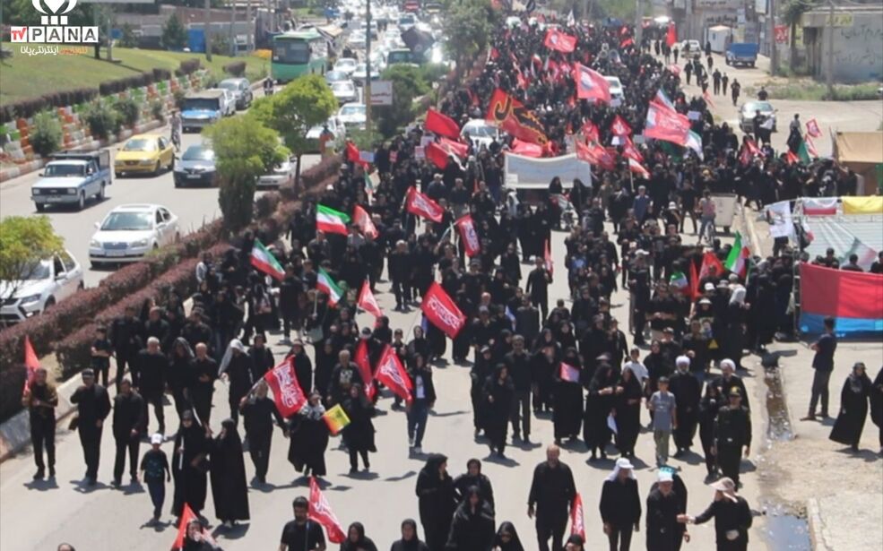 همقدمی نوجوانان اردبیلی با عاشقان حسینی در مسیر جاماندگان اربعین