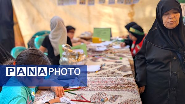 برپایی غرفه‌های سازمان دانش‌آموزی در موکب اداره کل آموزش و پرورش استان اصفهان