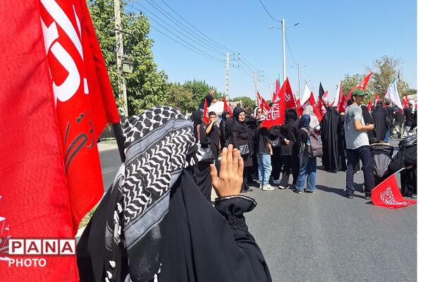 راهپیمایی جاماندگان اربعین در شهریار