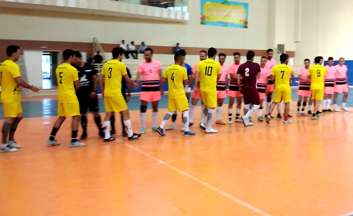 دیدار دوستانه فوتسال تیم منتخب خبرنگاران و عکاسان ورزشی با تیم آتش‌نشانی مشهد