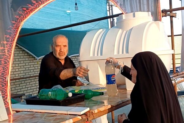 روایت عاشقانه خدمت به زائران اربعین در رزن