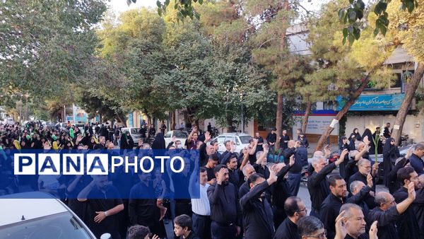قافله پیاده‌روی و عزاداری خادمیان رضوی و هیات‌های مذهبی اصفهان