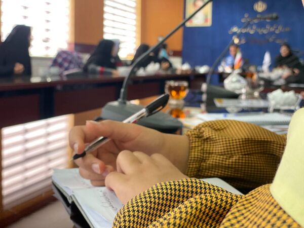 نشست خبرنگاران دختر پانا با مسئول پانا در کاشمر‌