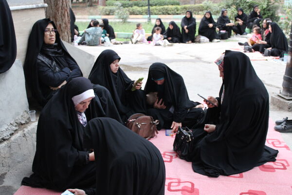 مراسم جاماندگان اربعین در کنار مزار شهدای سملقان