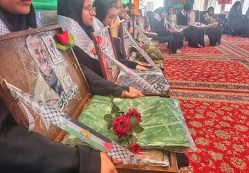 مراسم بوی پیراهن یوسف در شهرستان خلیل آباد برگزار شد