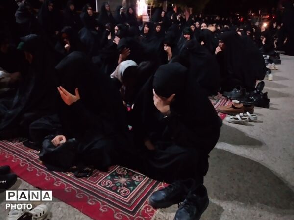 شب عاشورا به نام  و یادحسین در شهر بار