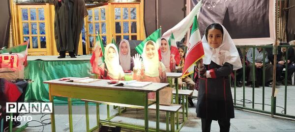 چهلم دانش آموزان میناب در حسینیه شاه ولی تفت