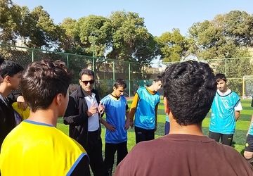 روز اول از مسابقات فوتبال المپیاد ورزشی دبیرستان شاهد ابوذر غفاری نیشابور