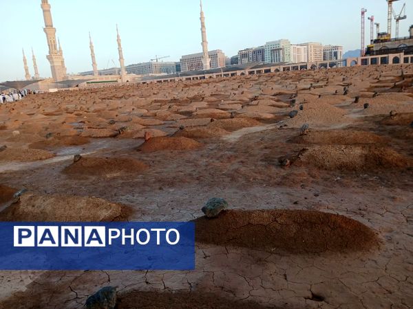 زیارت خبرنگار پانا از قبرستان ائمه بقیع